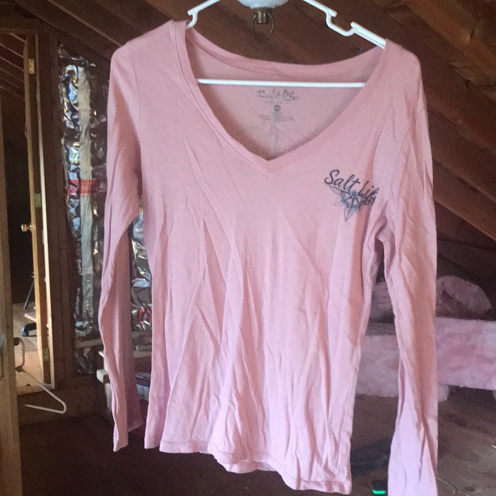 Salt life women’s v neck long sleeve shirt